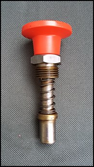 12mm PLUNGER PIN [ With Knob, Spring and Lock nut ]-0