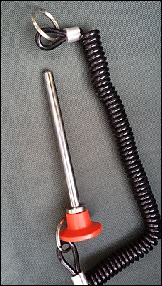 WEIGHT STACK 10mm SELECTOR PIN [ With Spring cord and Magnet ]-0